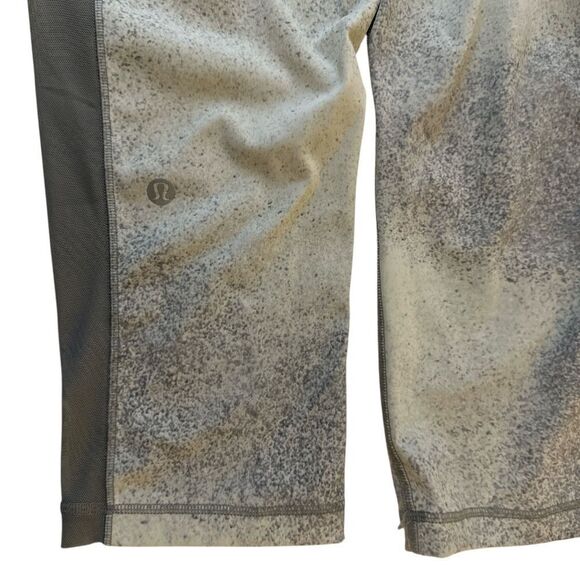 LULULEMON Speed Up Crop Mesh 21" Ocean Spray Gray Cast - Picture 5 of 9